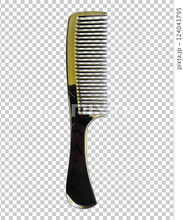 Sleek black comb isolated on white. Perfect for hair styling, beauty, grooming, and hygiene concepts. Minimalist aesthetic represents order, cleanliness, and selfcare. Sleek black comb isolated on white. Perfect for hair styling, beauty, grooming, and hygiene concepts. Minimalist aesthetic represents order, cleanliness, and selfcare. 124041795