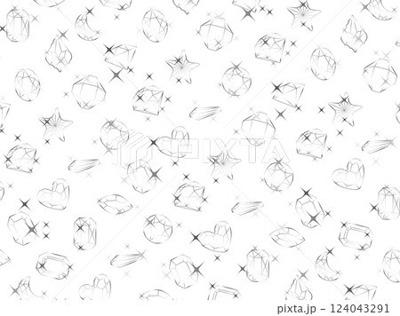 カットガラス柄、2銀 124043291