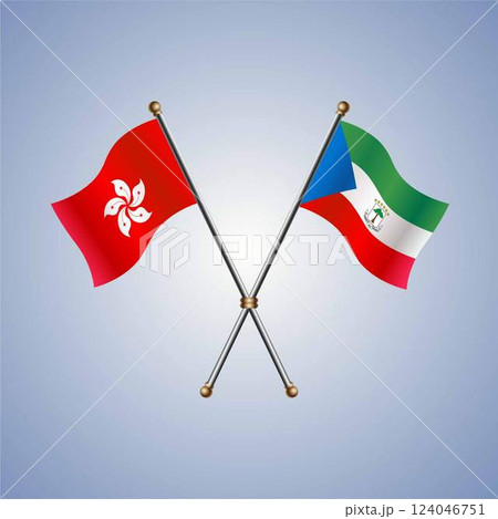 Hong Kong and Equatorial Guinea flags relations 124046751