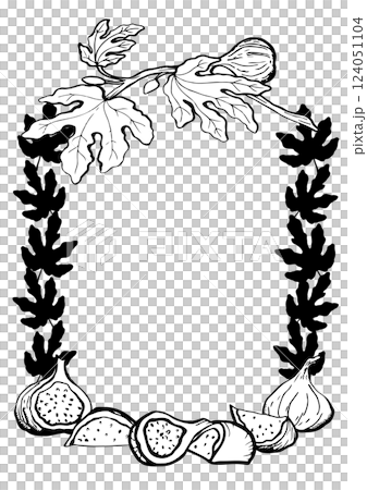 figs border-frame vector ink 124051104