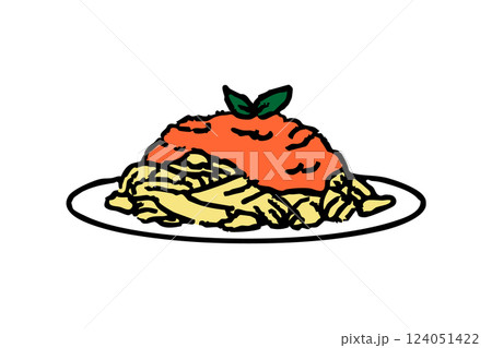 パスタ 124051422