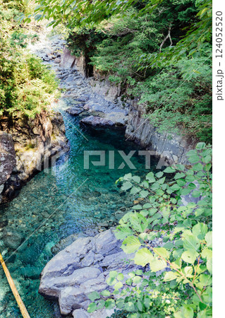 <長野>阿寺渓谷 犬帰りの淵 <長野>阿寺渓谷 犬帰りの淵 124052520
