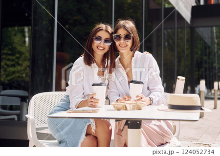 Two female friends have great weekend outdoors together Two female friends have great weekend outdoors together 124052734