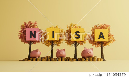 NISAで資産形成するイメージ画像 NISAで資産形成するイメージ画像 124054379