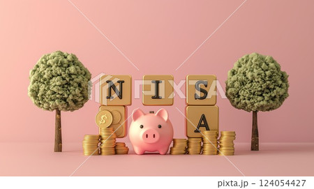 NISAで資産形成するイメージ画像 NISAで資産形成するイメージ画像 124054427