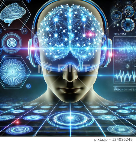 人工知能のデジタル脳｜Digital Brain of Artificial Intelligenc 124056249