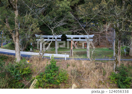 諏訪神社（鹿児島県薩摩川内市東郷町斧渕）　並立鳥居 124056338