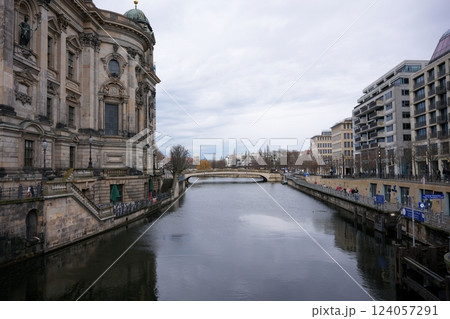 Scenic View of Spree River in Berlin Scenic View of Spree River in Berlin 124057291