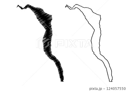 Lake Breimsvatn (Kingdom of Norway) map vector illustration, scribble sketch Breimsvatnet map Lake Breimsvatn (Kingdom of Norway) map vector illustration, scribble sketch Breimsvatnet map 124057550