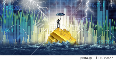 Gold Hedge Against Market Volatility 124059627