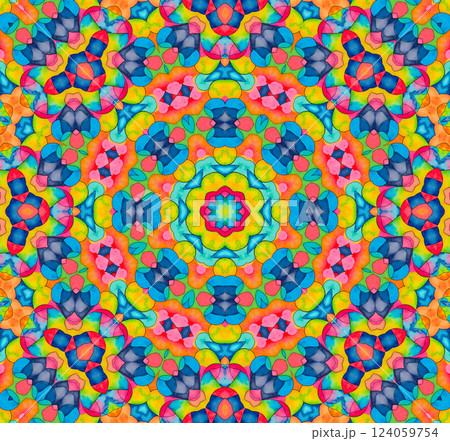 Bright multicolor background with abstract pattern Bright multicolor background with abstract pattern 124059754