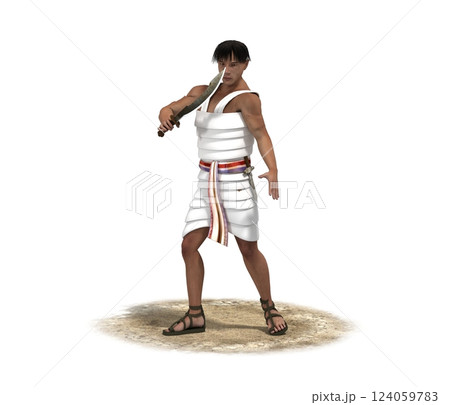 warrior character, 3D rendering, illustration, cg warrior character, 3D rendering, illustration, cg 124059783