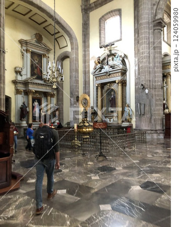 Mexico City, Mexico - 11.13.2019: Metropolitan Chatneral of Assumption of Blessed Virgin Mary Bridge into Heaven Mexico City, Mexico - 11.13.2019: Metropolitan Chatneral of Assumption of Blessed Virgin Mary Bridge into Heaven 124059980