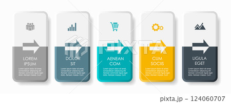 Infographic design template with place for your data. Vector illustration. Infographic design template with place for your data. Vector illustration. 124060707