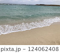 美しい砂浜とエメラルドグリーンの海 124062408