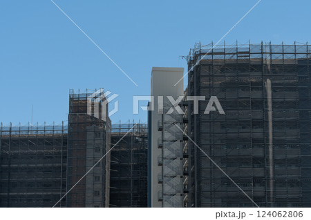 建設中のマンション 124062806