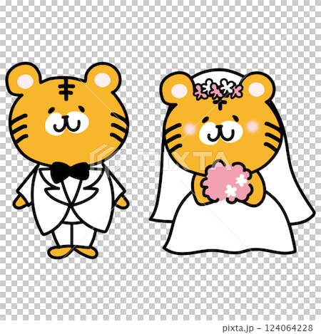 老虎婚紗 婚禮 124064228