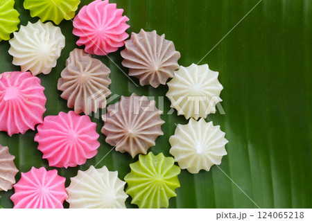 Allure, Colorful Thai sweet dessert 124065218