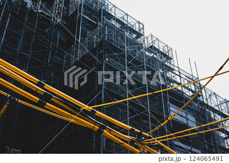 電線防護管とマンション大規模修繕工事 b-3 マット感 電線防護管とマンション大規模修繕工事 b-3 マット感 124065491