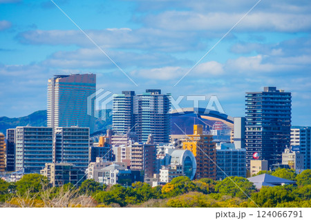 博多の街並み(福岡県) 博多の街並み(福岡県) 124066791