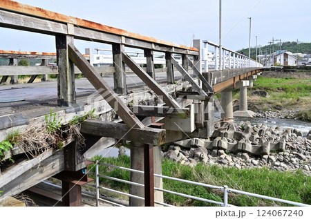 中山道板鼻宿散歩：湯ノ入橋　碓氷川　安中市中宿 124067240