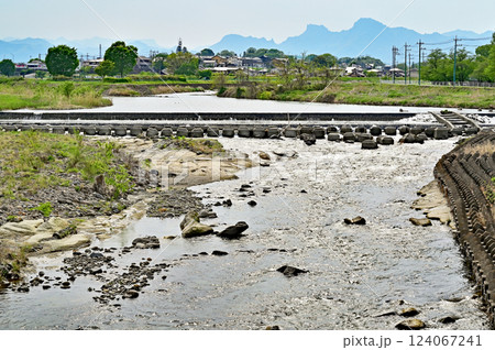 中山道板鼻宿散歩：碓氷川　安中市中宿 124067241