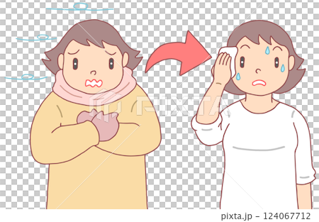 健康問題 - 寒暖差・気温差・暑さ・寒さ・寒暖差疲労 健康問題 - 寒暖差・気温差・暑さ・寒さ・寒暖差疲労 124067712