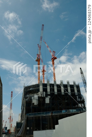 工事中の高輪ゲートウェイシティ（2023年7月） 124068379