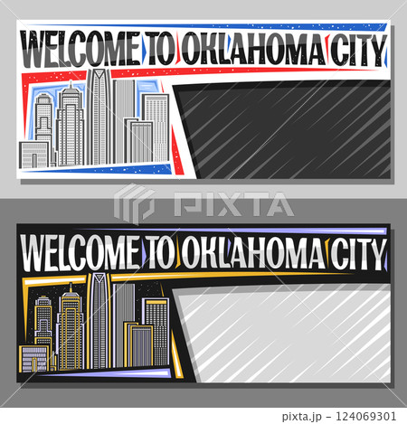 Vector layout for Oklahoma City Vector layout for Oklahoma City 124069301