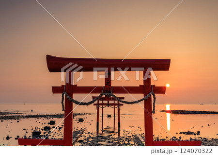 太良町　海中鳥居 124070322