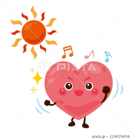 活発な心のキャラクター 124070456