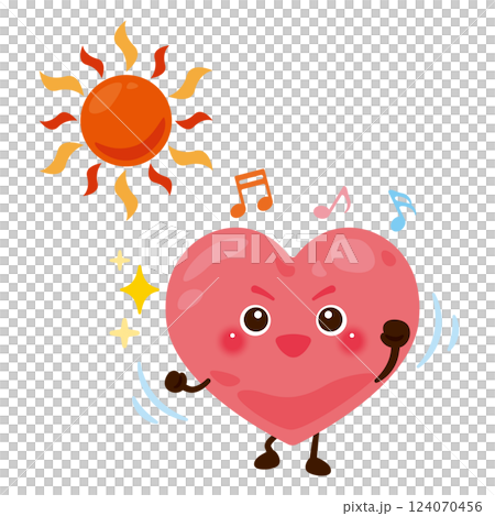 活発な心のキャラクター 124070456