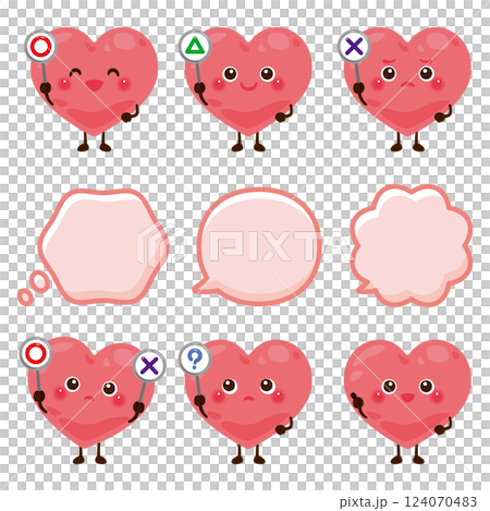 ○×△の札を持った心のキャラクター 124070483