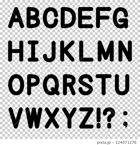 大寫字母 124071276