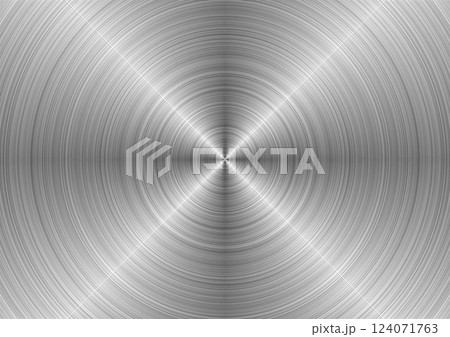 研磨されて光輝く金属の表面の抽象的な背景 研磨されて光輝く金属の表面の抽象的な背景 124071763