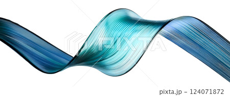 抽象的な青い波のグラデーションの背景 抽象的な青い波のグラデーションの背景 124071872