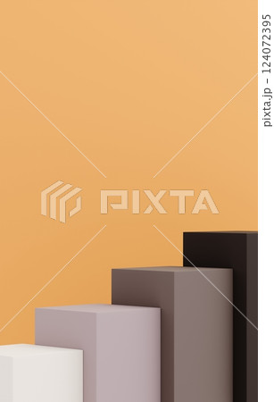 3D背景素材_四角形_カラフル 3D背景素材_四角形_カラフル 124072395