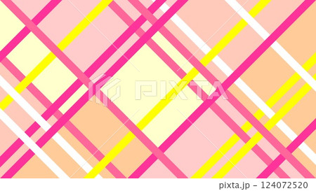 幾何学模様　線　ライン　パステルカラー　 124072520