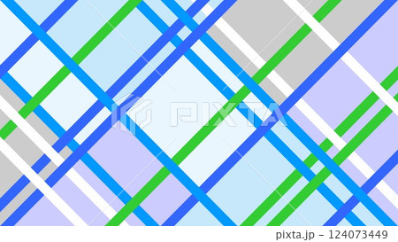 幾何学模様　線　ライン　パステルカラー　 124073449