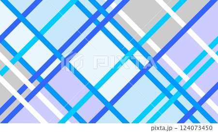 幾何学模様　線　ライン　パステルカラー　 124073450