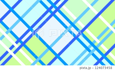 幾何学模様　線　ライン　パステルカラー　 124073458