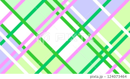 幾何学模様　線　ライン　パステルカラー　 124073464