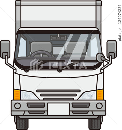 正面のトラック 124074223