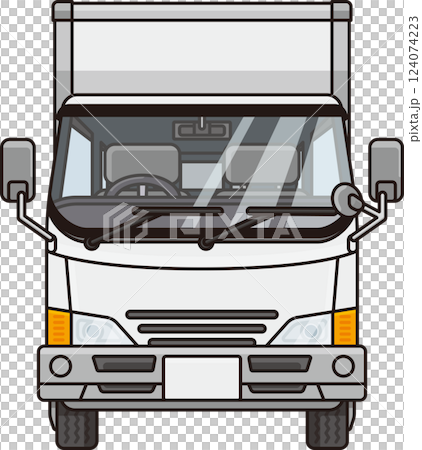 正面のトラック 124074223