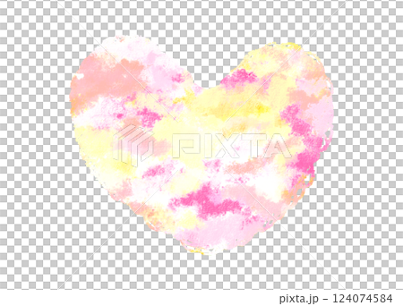 Pink heart shape Pink heart shape 124074584