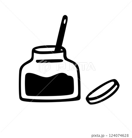 シンプルなジャムのイラスト素材 シンプルなジャムのイラスト素材 124074628