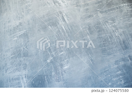 Abstract textured gray background with brush strokes. Modern concrete-style surface ideal for design 124075580