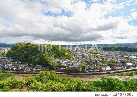 津山城 十四番門跡付近からの景色 津山城 十四番門跡付近からの景色 124077003