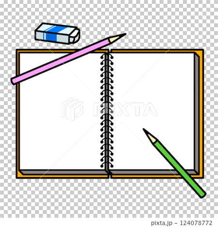 Open sketchbook ④ Open sketchbook ④ 124078772