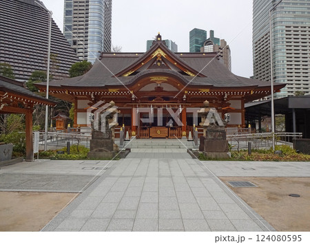 東京都港区虎ノ門　西久保八幡神社 124080595